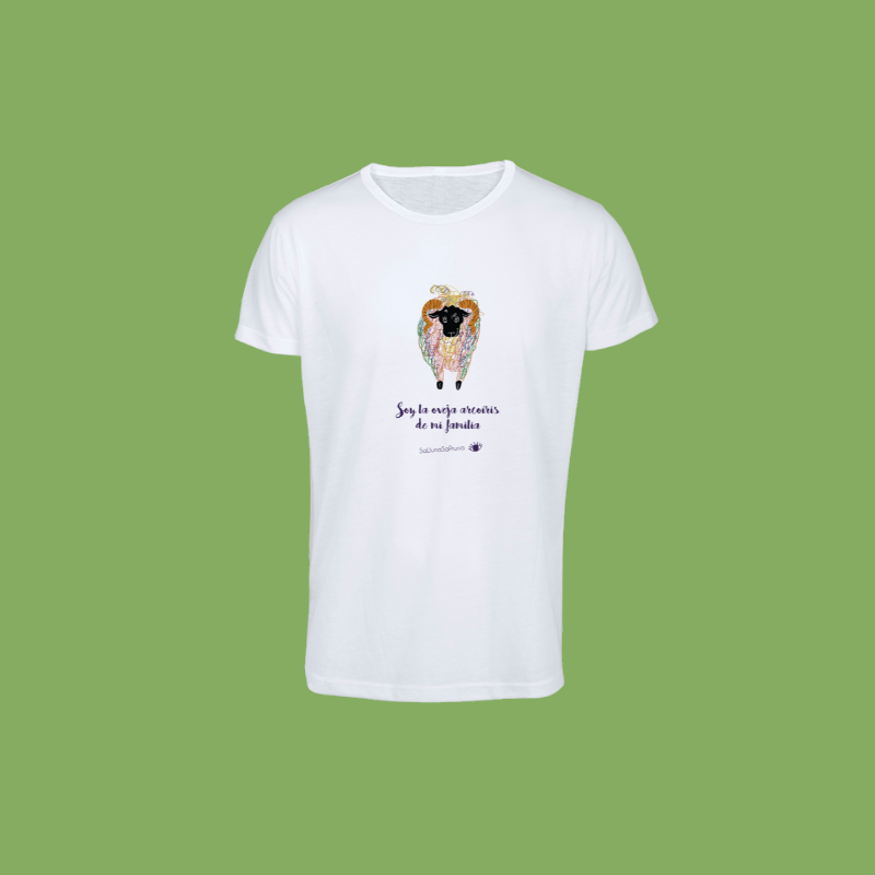 Camiseta "Soy la oveja arcoíris de mi familia"