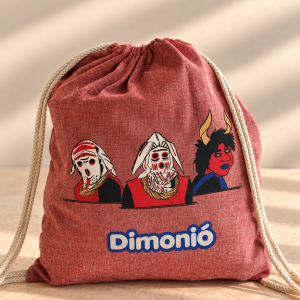 Bossa de tela dimònies "Dimonió"