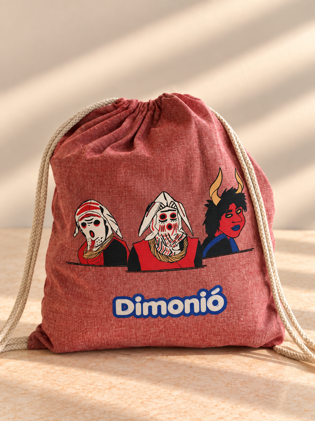 Bossa de tela dimònies "Dimonió"