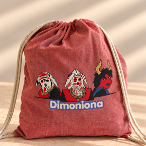 Bossa de tela dimònies "Dimoniona"