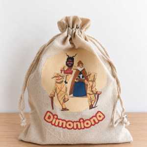 Bosseta de tela dimonis "Dimoniona"