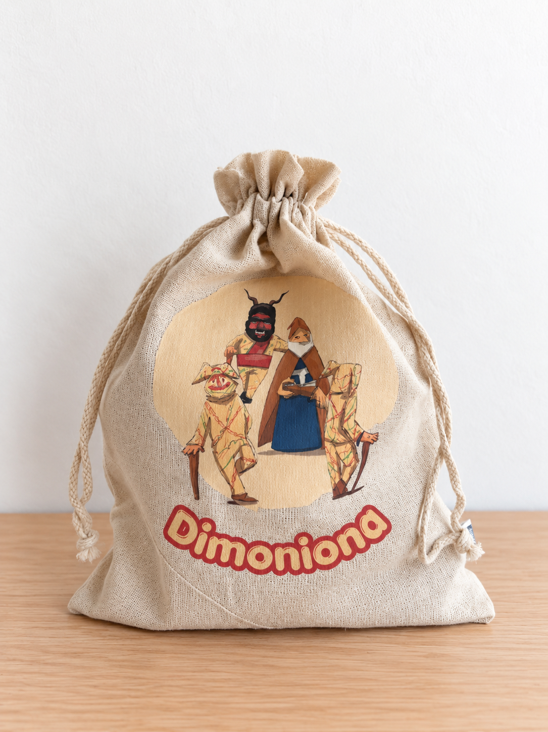 Bosseta de tela dimonis "Dimoniona"